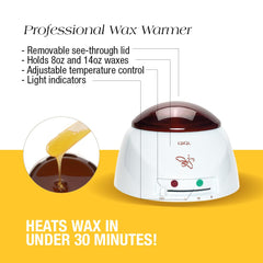 GIGI Student Starter Waxing Kit wax-off remover facilitates residue-free finish after waxing.