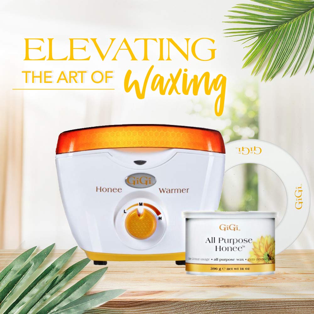 GIGI Honee Wax Warmer dial control enables precise temperature for various wax formulas.