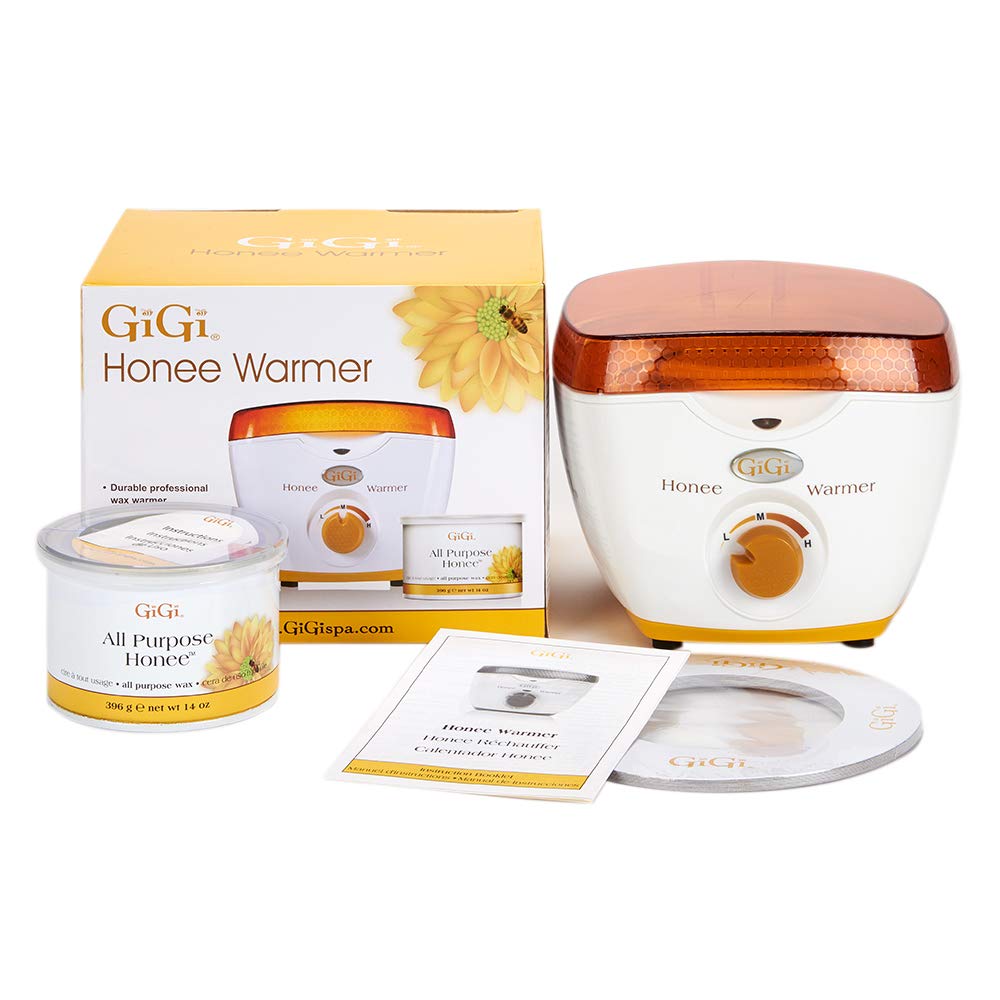 GIGI Honee Wax Warmer see-through lid lets you monitor melting progress.