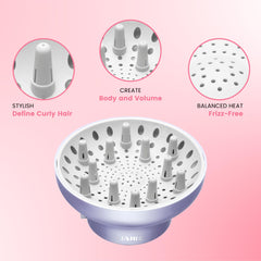 Gihali diffuser rose gold close-up reveals heat-resistant PC material.