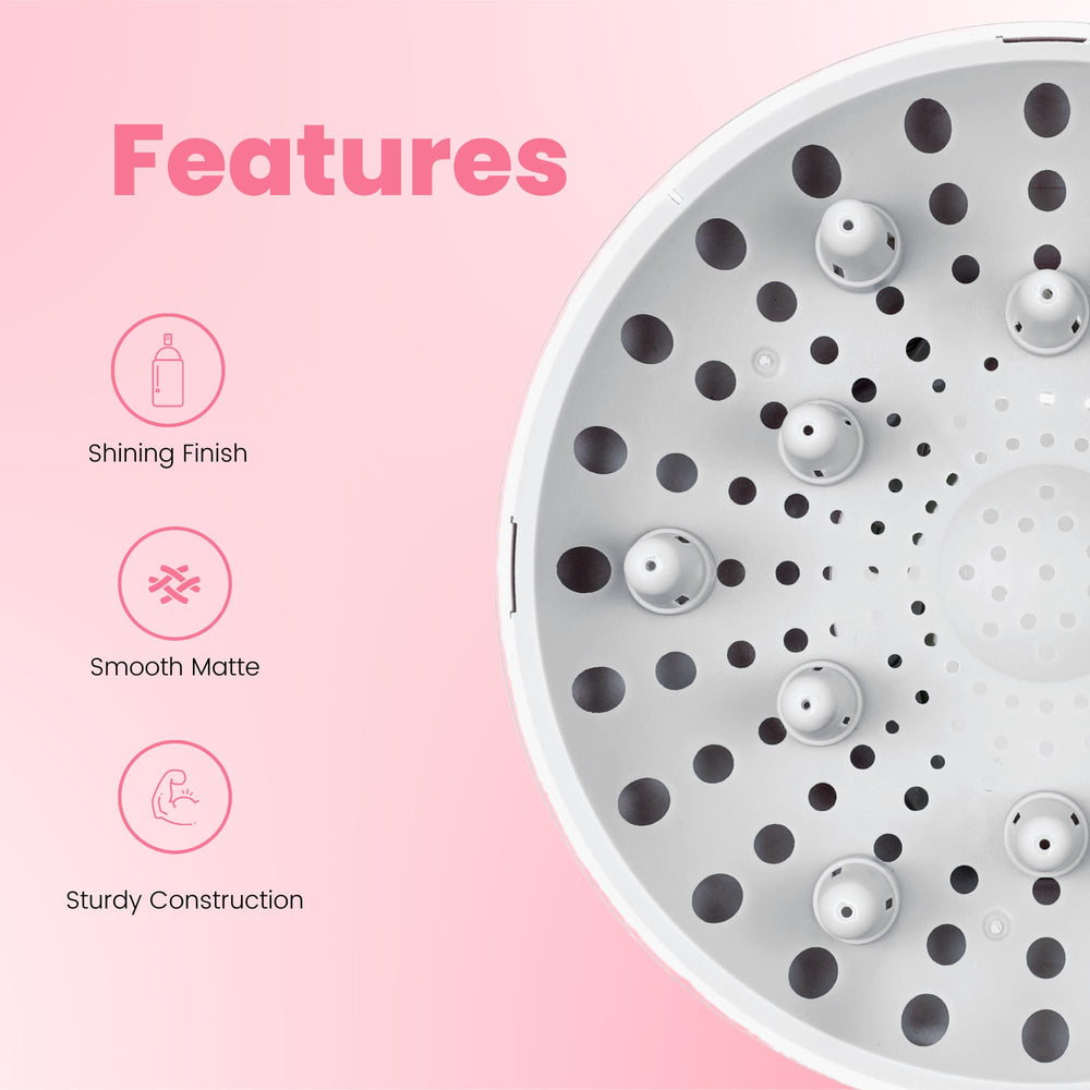 Gihali diffuser rose gold secure-fit silicone gaskets prevent slipping.