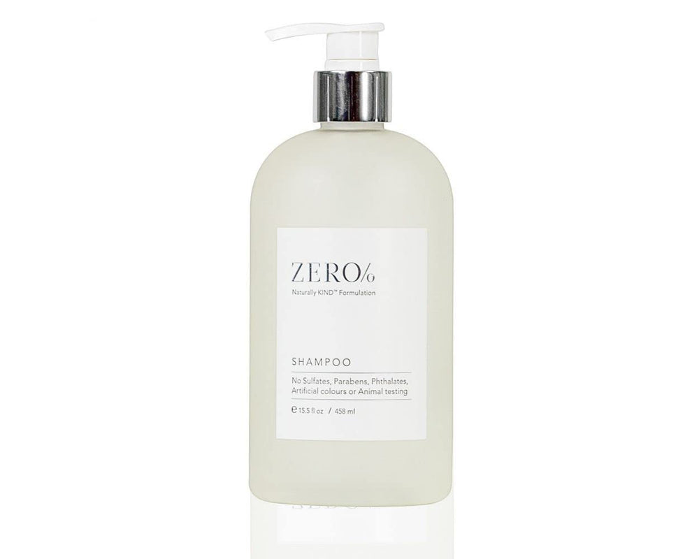 Gilchrist & Soames Zero% shampoo bottle for gentle all-hair-type cleansing