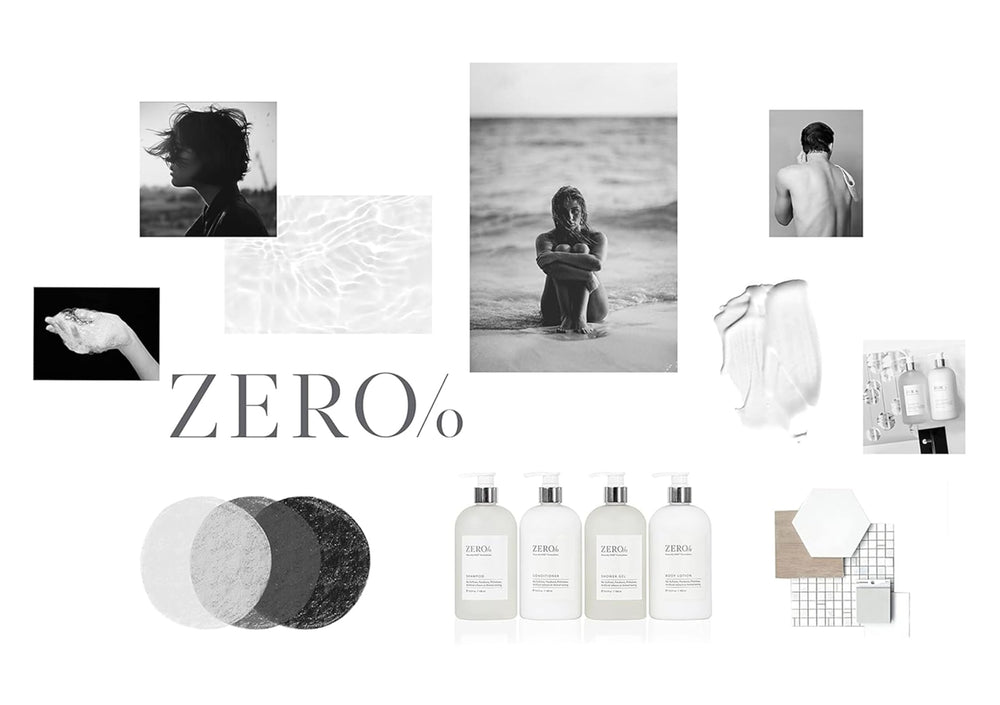 Cruelty-free logo and packaging of Gilchrist & Soames Zero% shampoo