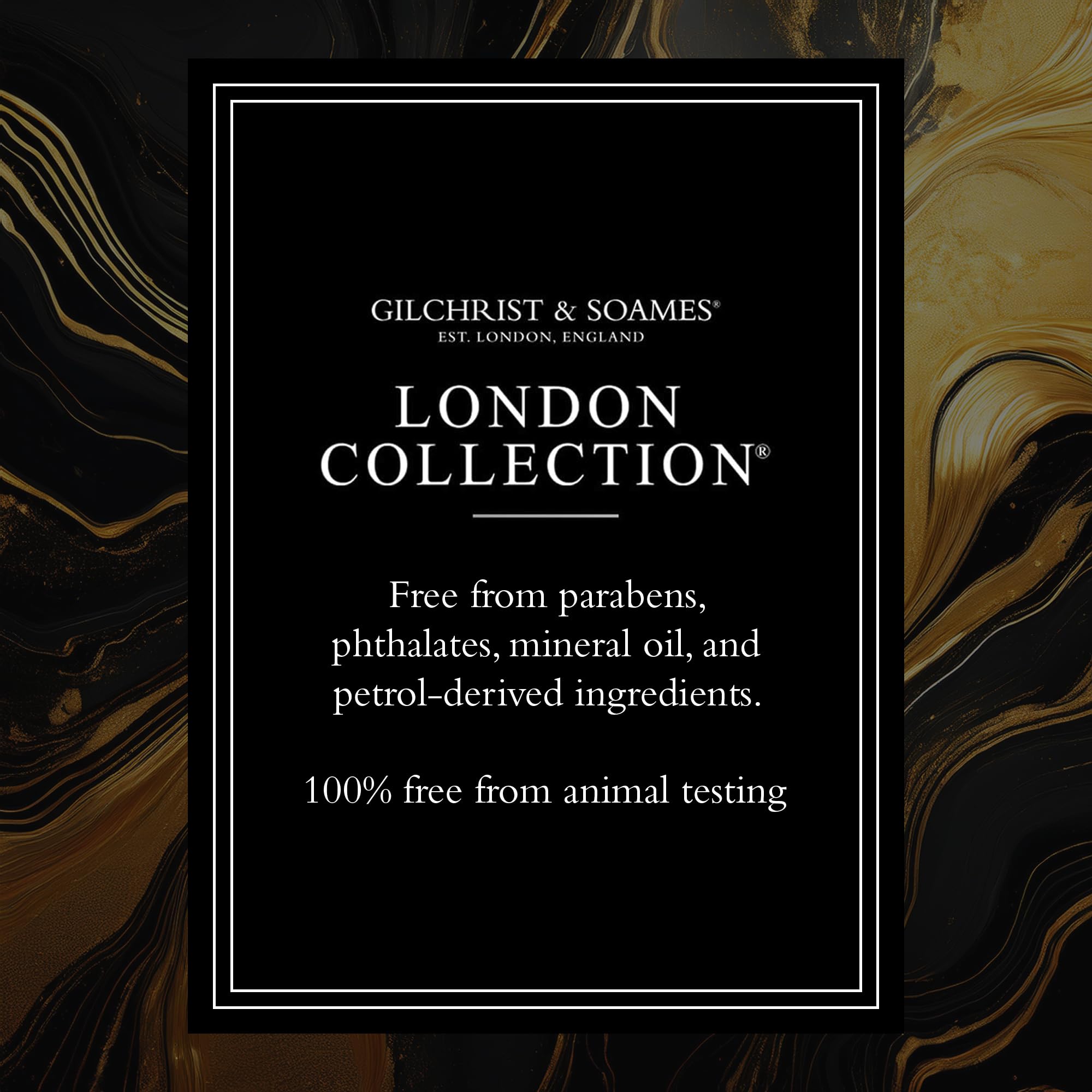 Gilchrist & Soames London Collection Conditioner applying to hair demonstrates smoothing, frizz control, and all-day shine.