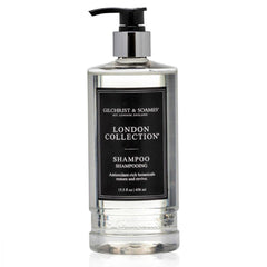 Gilchrist and Soames London Collection Shampoo bottle closeup for all hair types