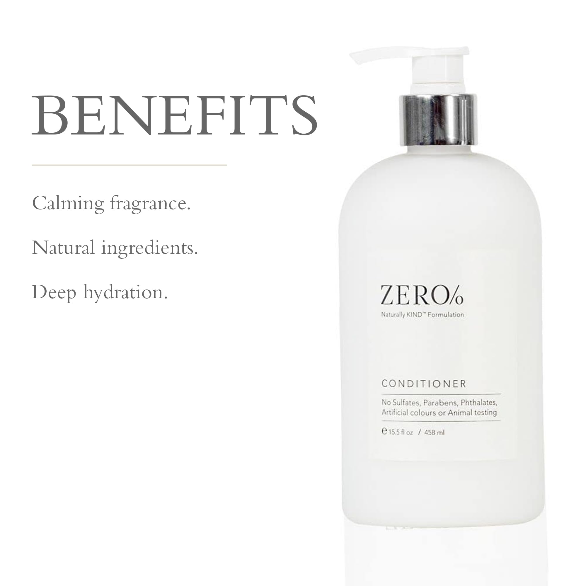 Gilchrist & Soames Zero% close-up on natural ingredients signaling toxin-free formula