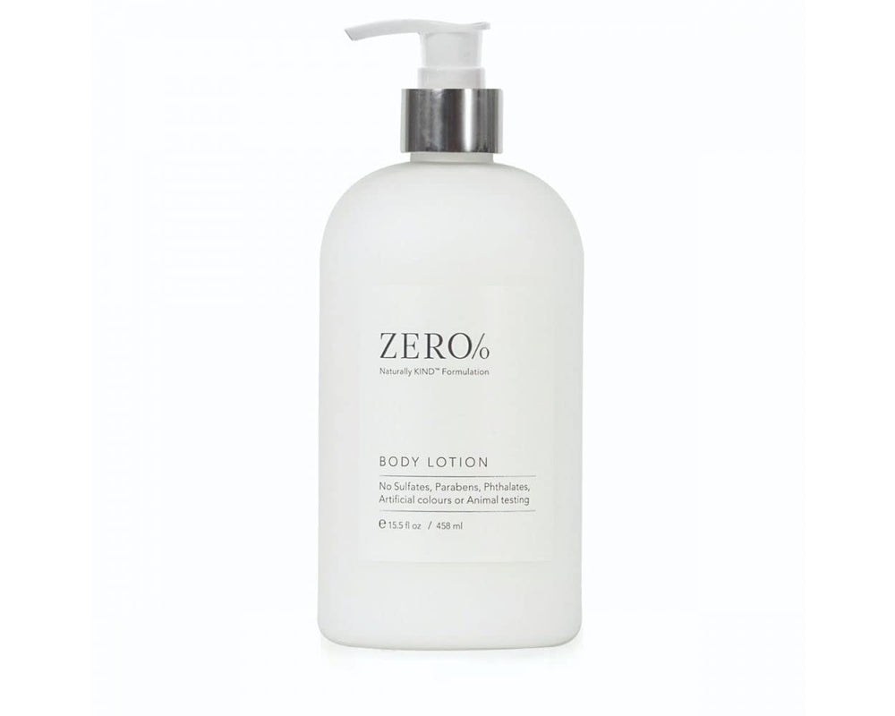 Gilchrist & Soames Zero% lotion pump bottle—lightweight hydration for daily use