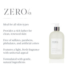 Gilchrist & Soames Zero% foam lather highlights gentle, skin-friendly cleansing