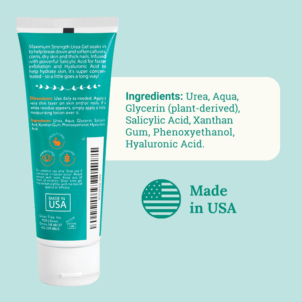 GILDEN TREE Urea Gel 42 percent hero shot for home foot care