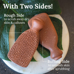 GILDEN TREE pumice stone smooth-side polish provides gentle refinement for softer skin