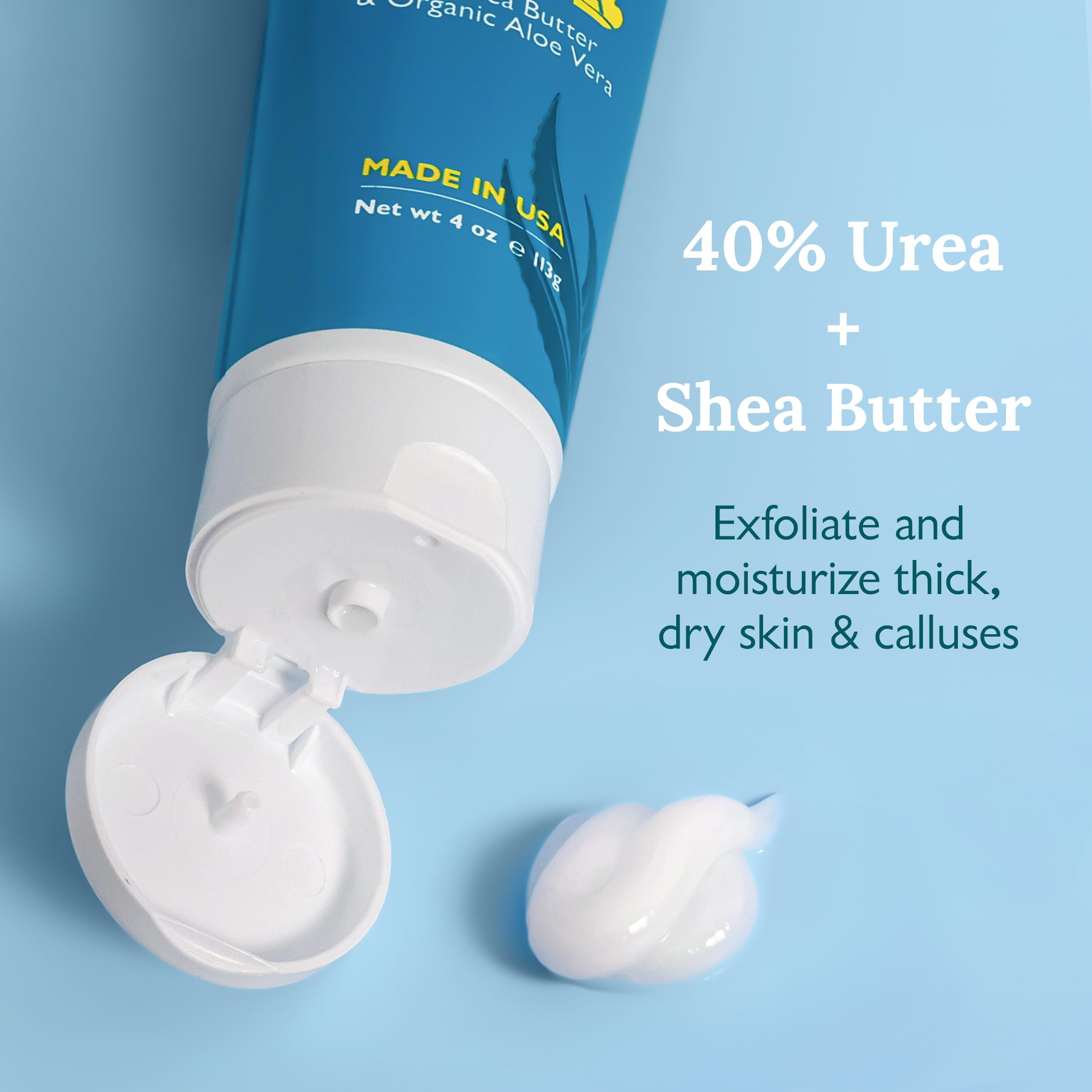 GILDEN TREE Urea Cream 40% shea butter inset for rich hydration