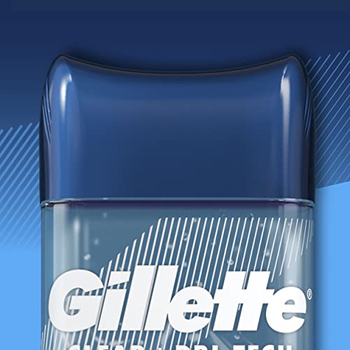Gillette gel formula ready for travel and gym use.