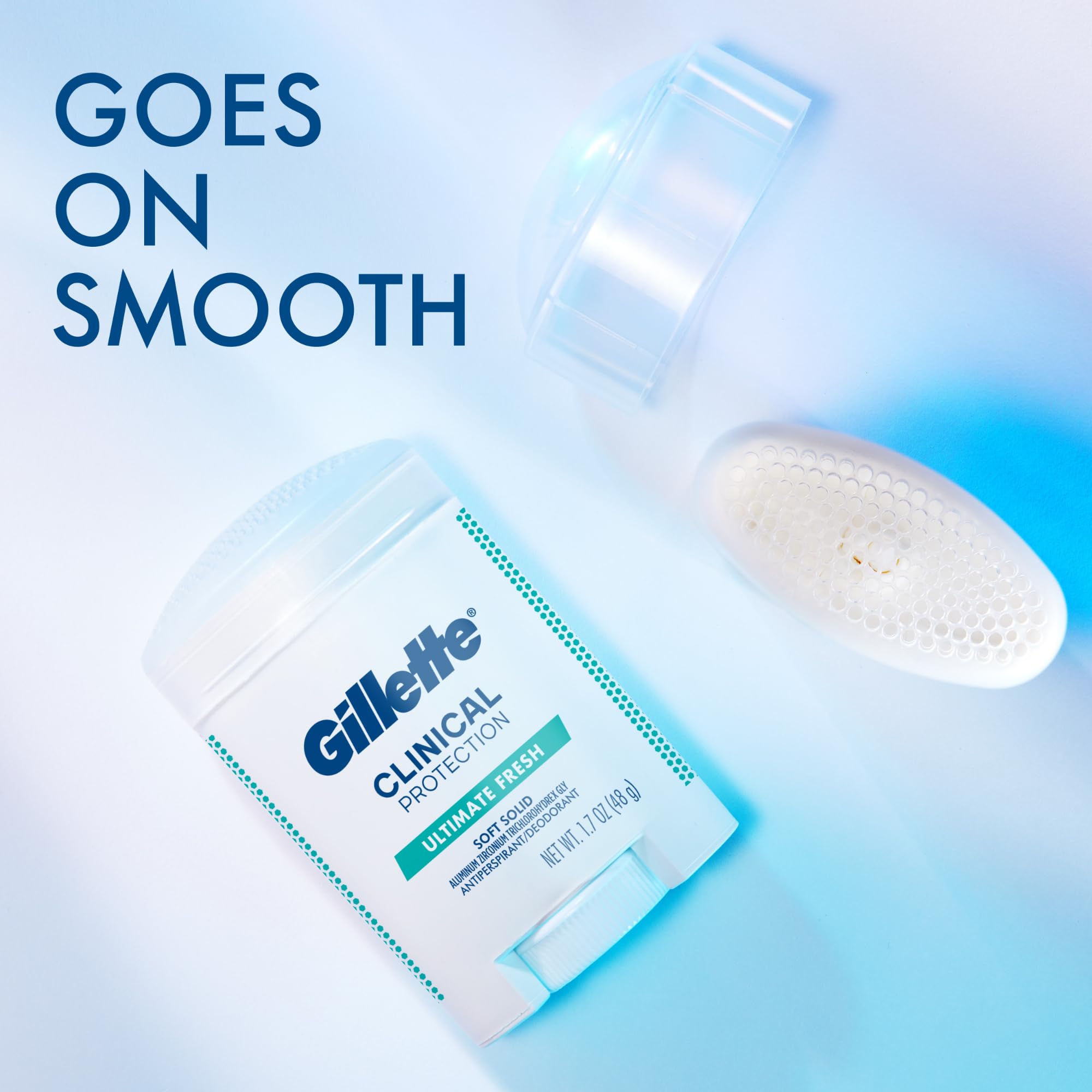 Gillette Clinical Soft Solid 3-pack bundle ready for home use