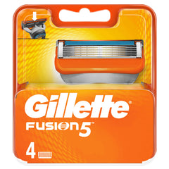 Gillette Fusion 5 blades replacement packshot for a smooth, close shave