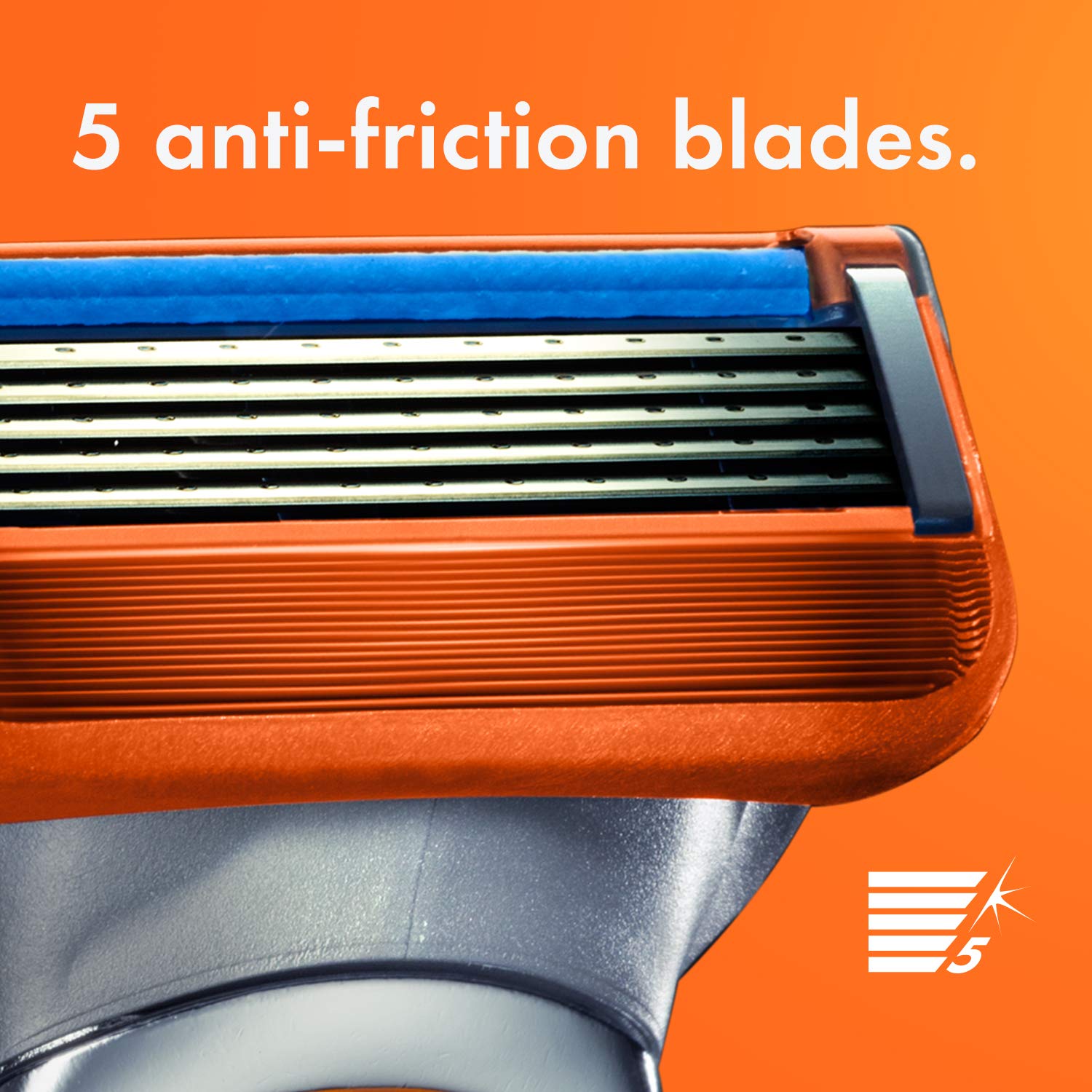 Gillette Fusion5 Power soft microfins prep skin for closer shave