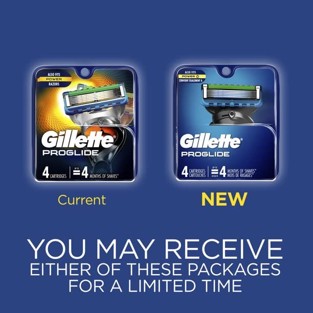 Gillette Fusion5 ProGlide cartridge ready for Fusion5 razors