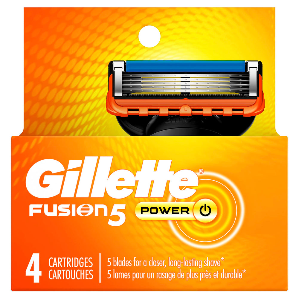 Gillette Fusion5 refills microfin skin guard close-up highlights protective design