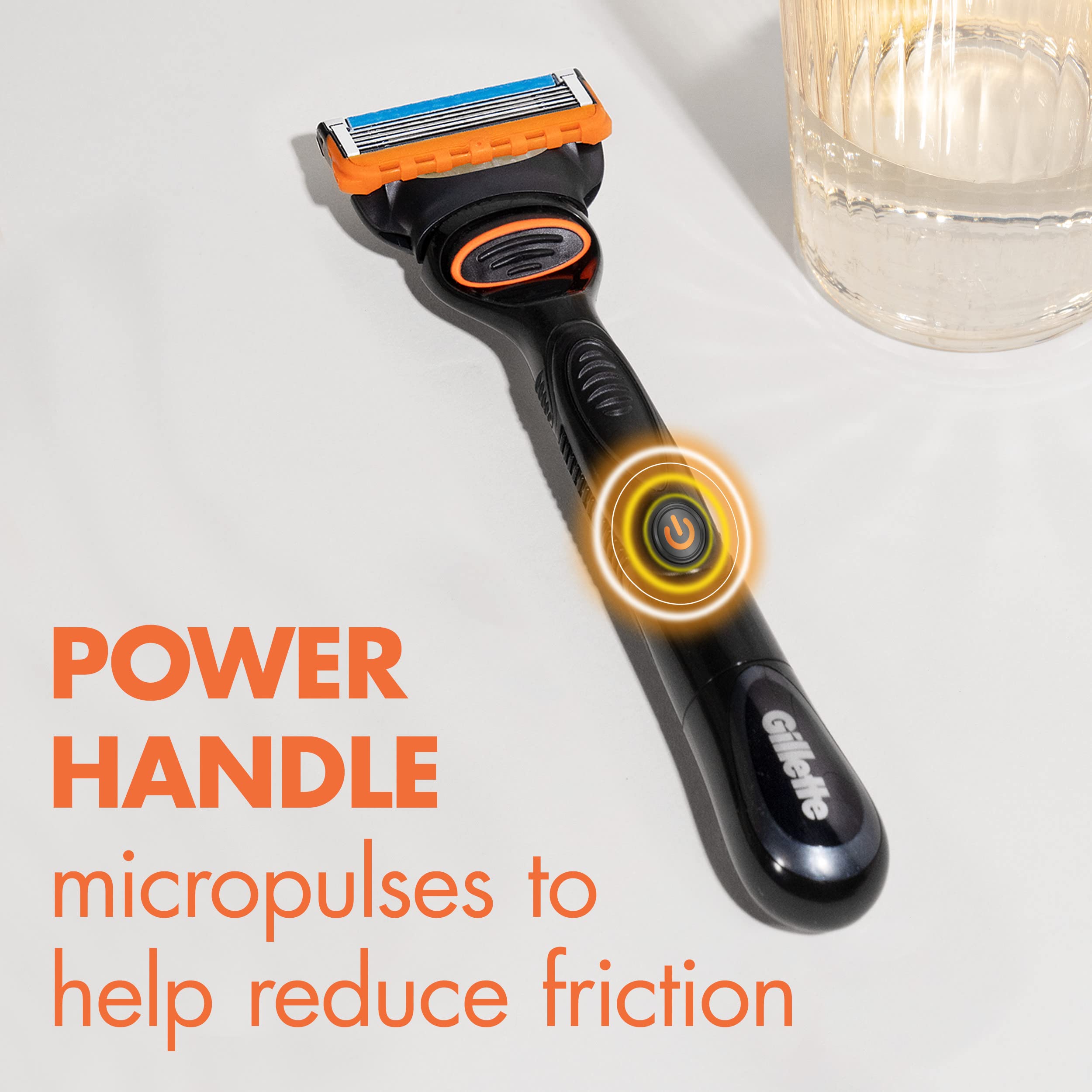 Gillette Fusion5 refills nose-area detail demonstrates near-nose precision