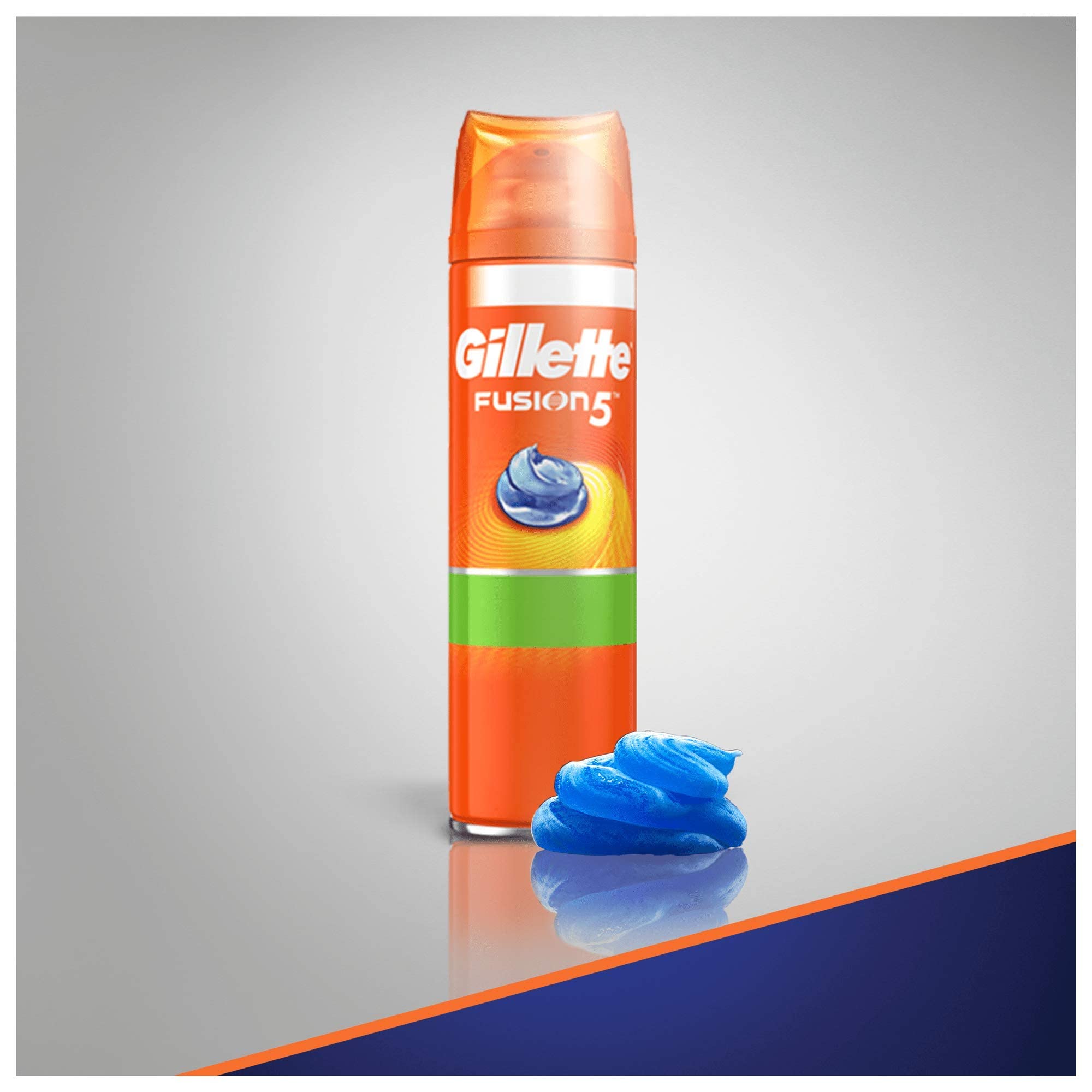 Gillette Fusion5 Ultra Sensitive gel bottle with pump for convenient daily grooming