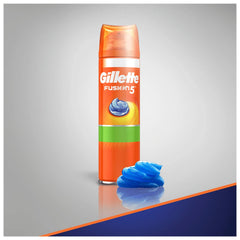 Gillette Fusion5 Ultra Sensitive gel bottle with pump for convenient daily grooming