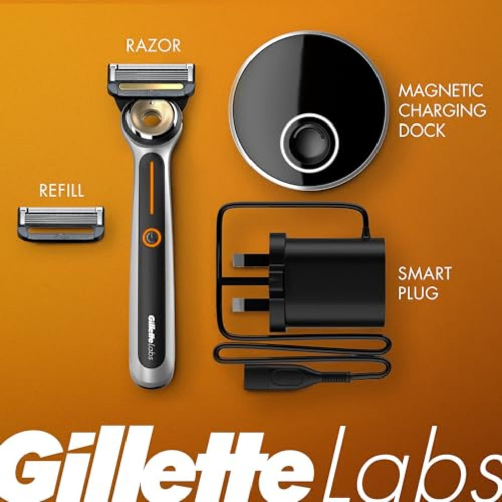Gillette Labs heated razor warming bar heats quickly for soothing warmth