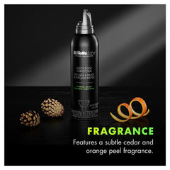 GilletteLabs Quick Rinse Foam lather demonstrates easy-to-apply texture for fast prep