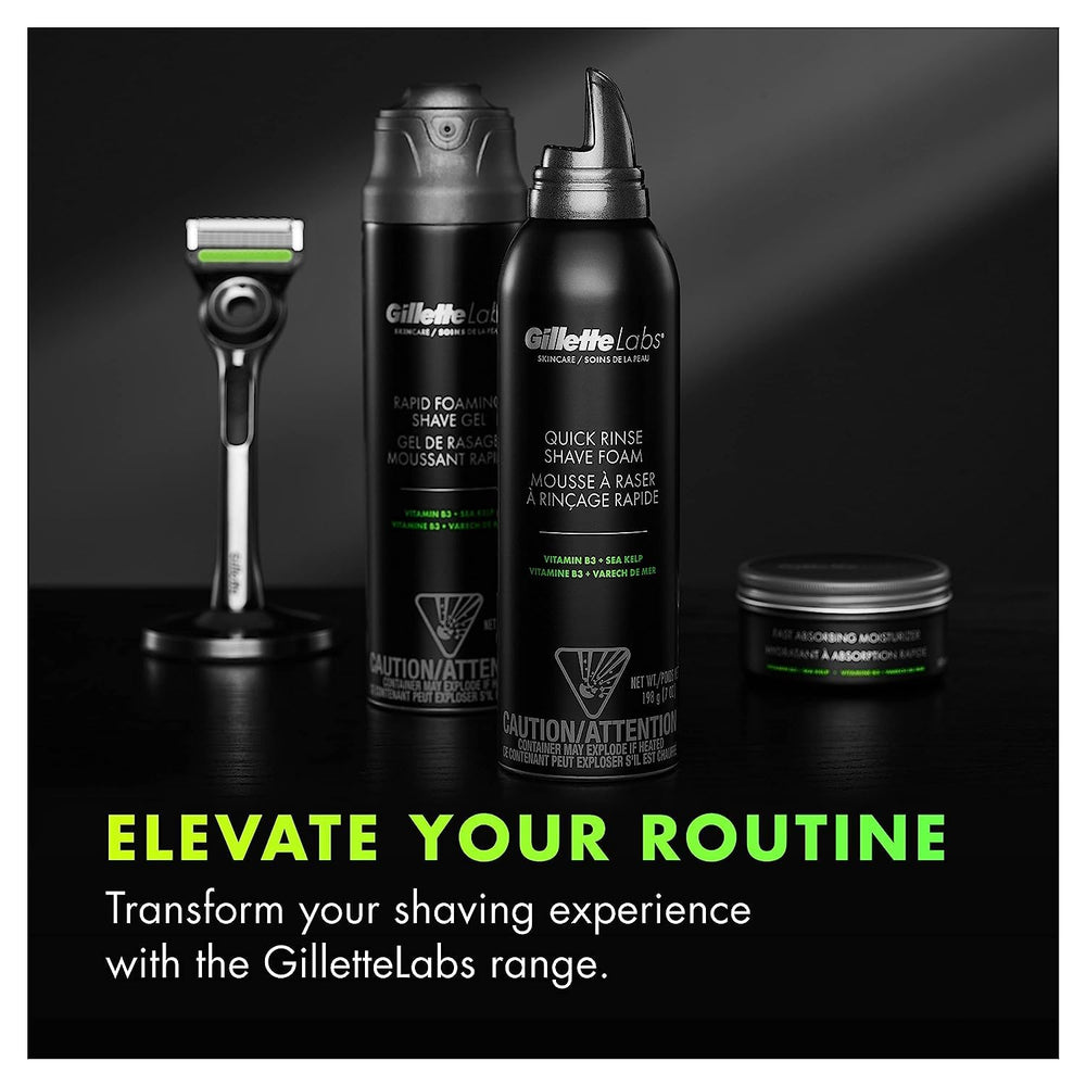 GilletteLabs packaging emphasizes recyclable materials and sustainability