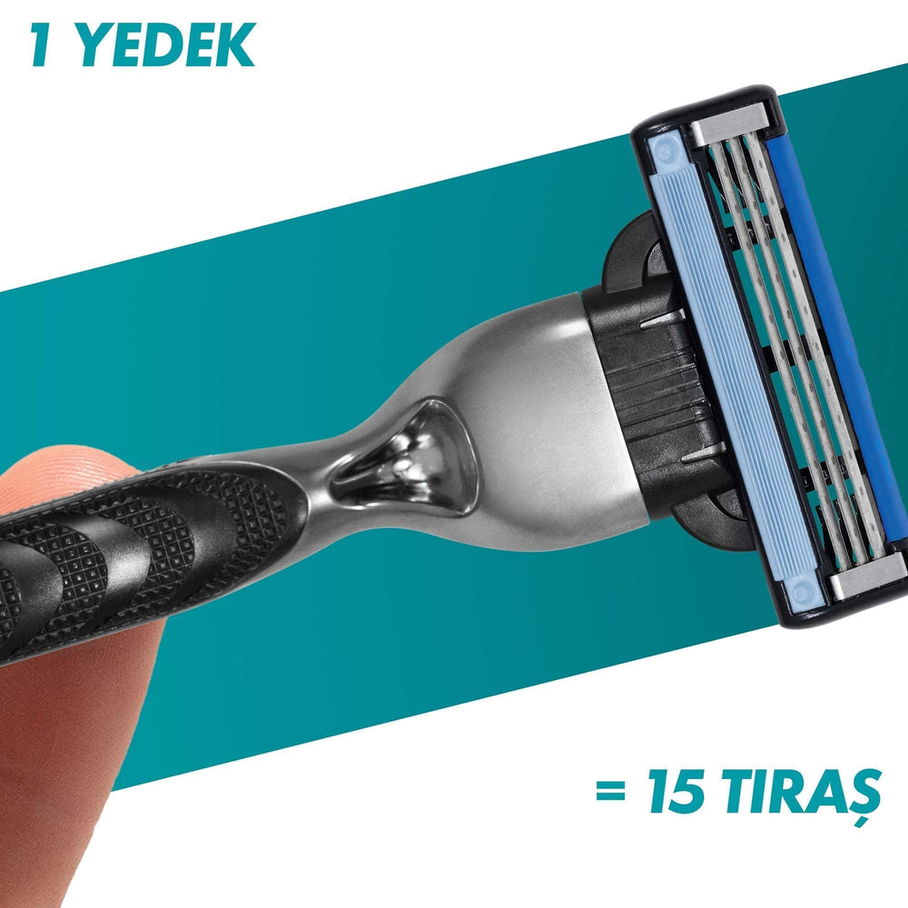 Gillette Mach3 blue lubrication strip fades to signal replacement