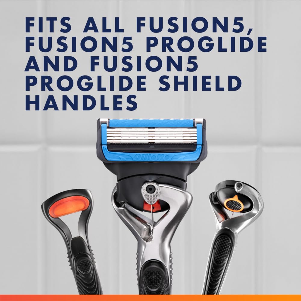 Gillette ProGlide Chill razor back with precision trimmer for shaping hard-to-reach areas.