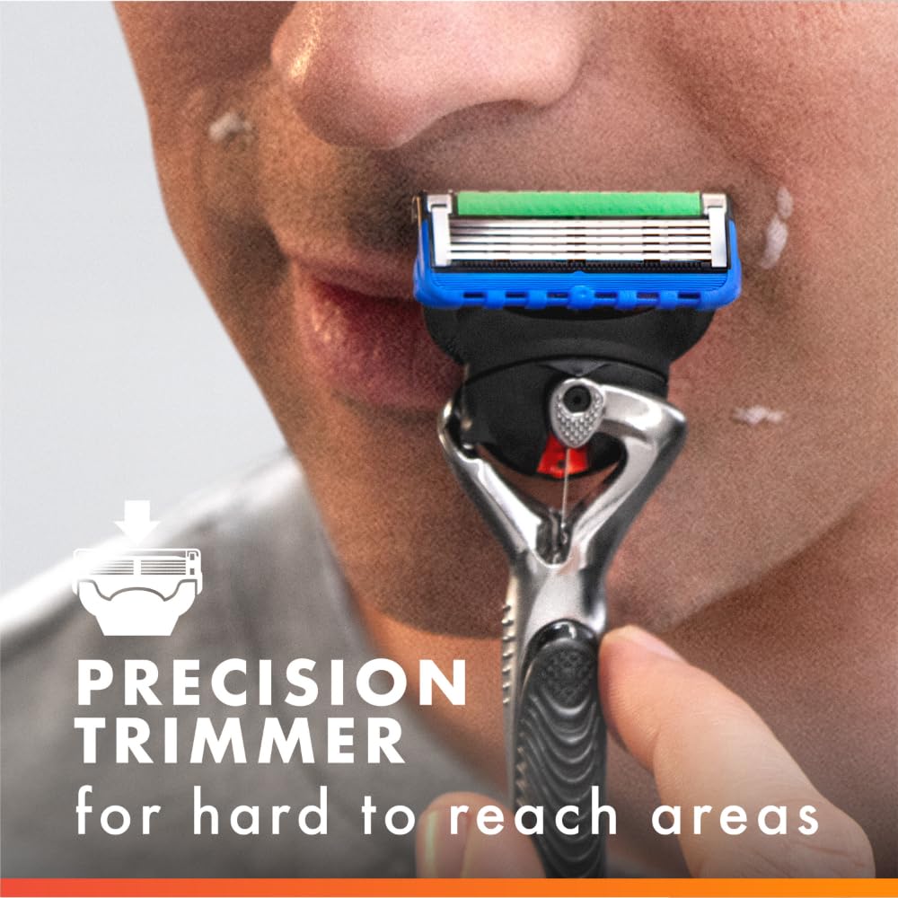 Gillette ProGlide refills highlighting anti-friction blade design for smoother shave