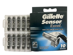 Gillette Sensor Excel blade closeup showing precision blades for easier reach