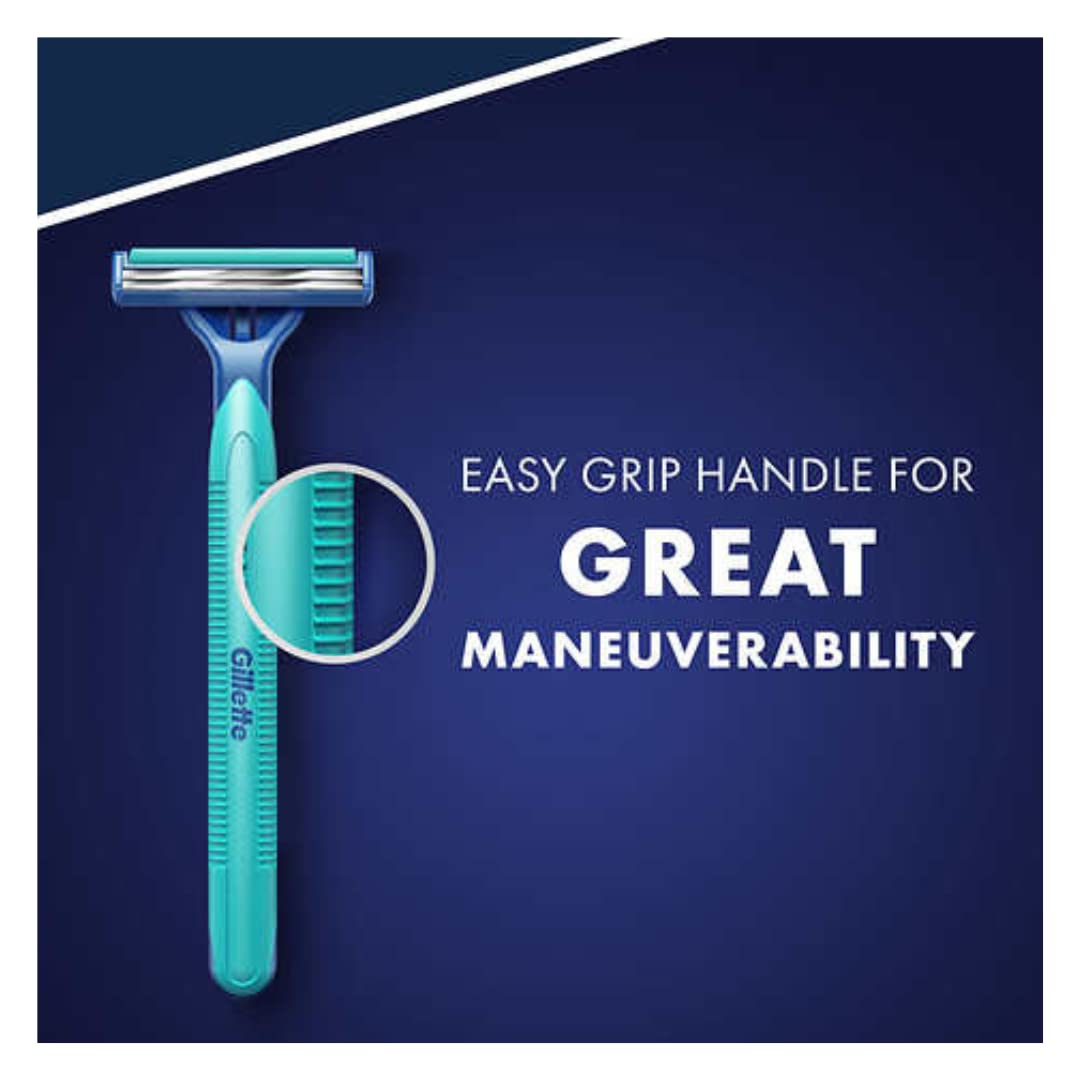 Gillette Sensor2 Plus Box includes 52 razors for simplified bulk grooming.