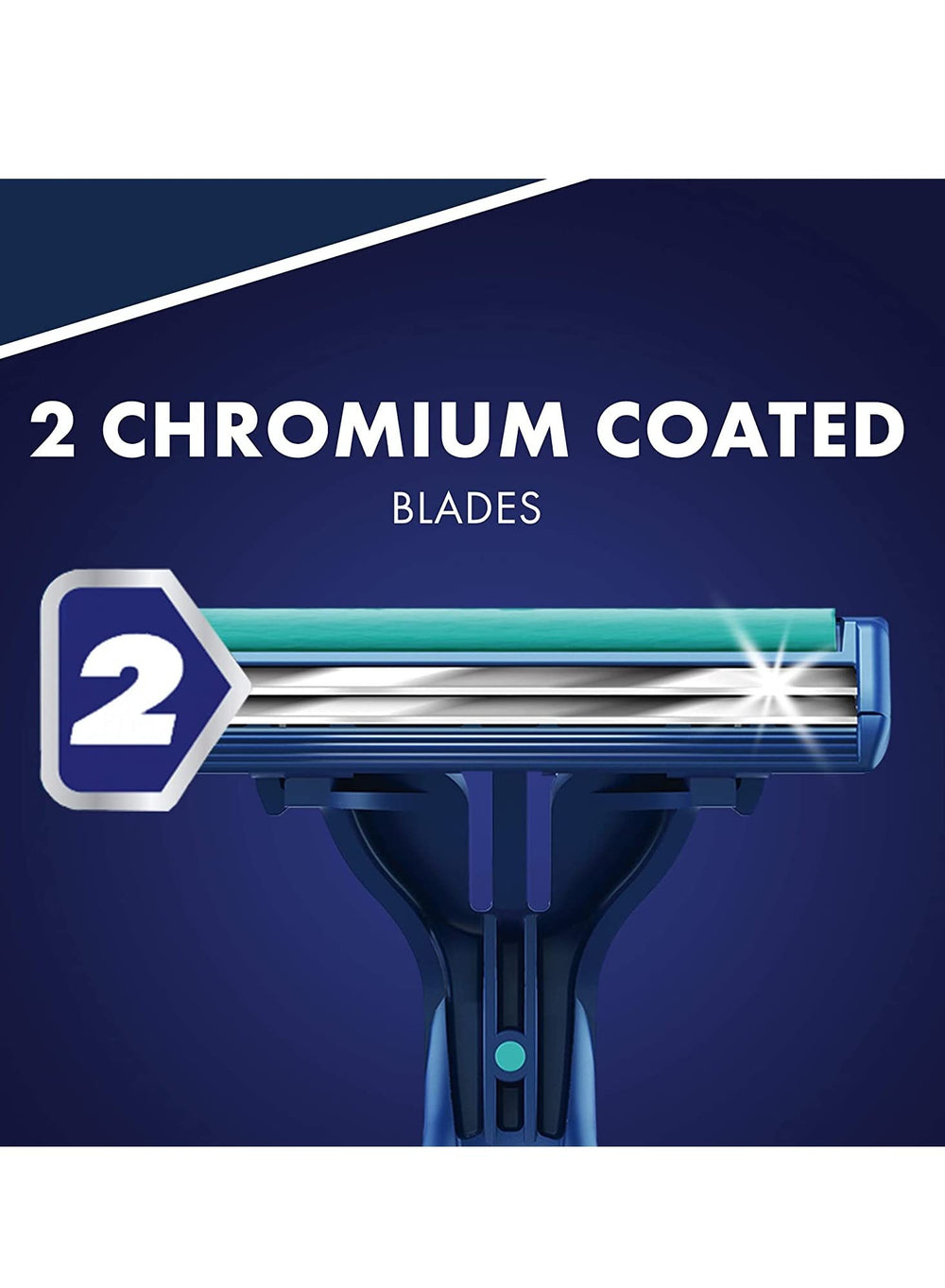 Gillette Sensor2 Plus packaging imagery communicates value and convenience for travel.
