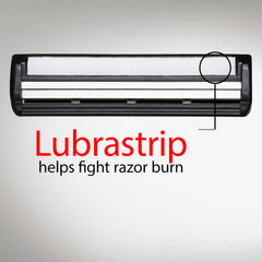 Gillette TRAC II snap-in-fit with handles shows secure compatibility.