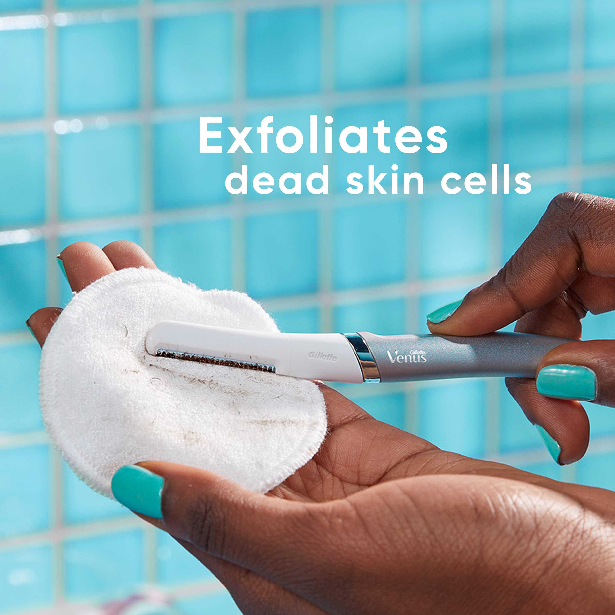 Gillette Venus dermaplaning blades offer a glowing, smooth finish across use