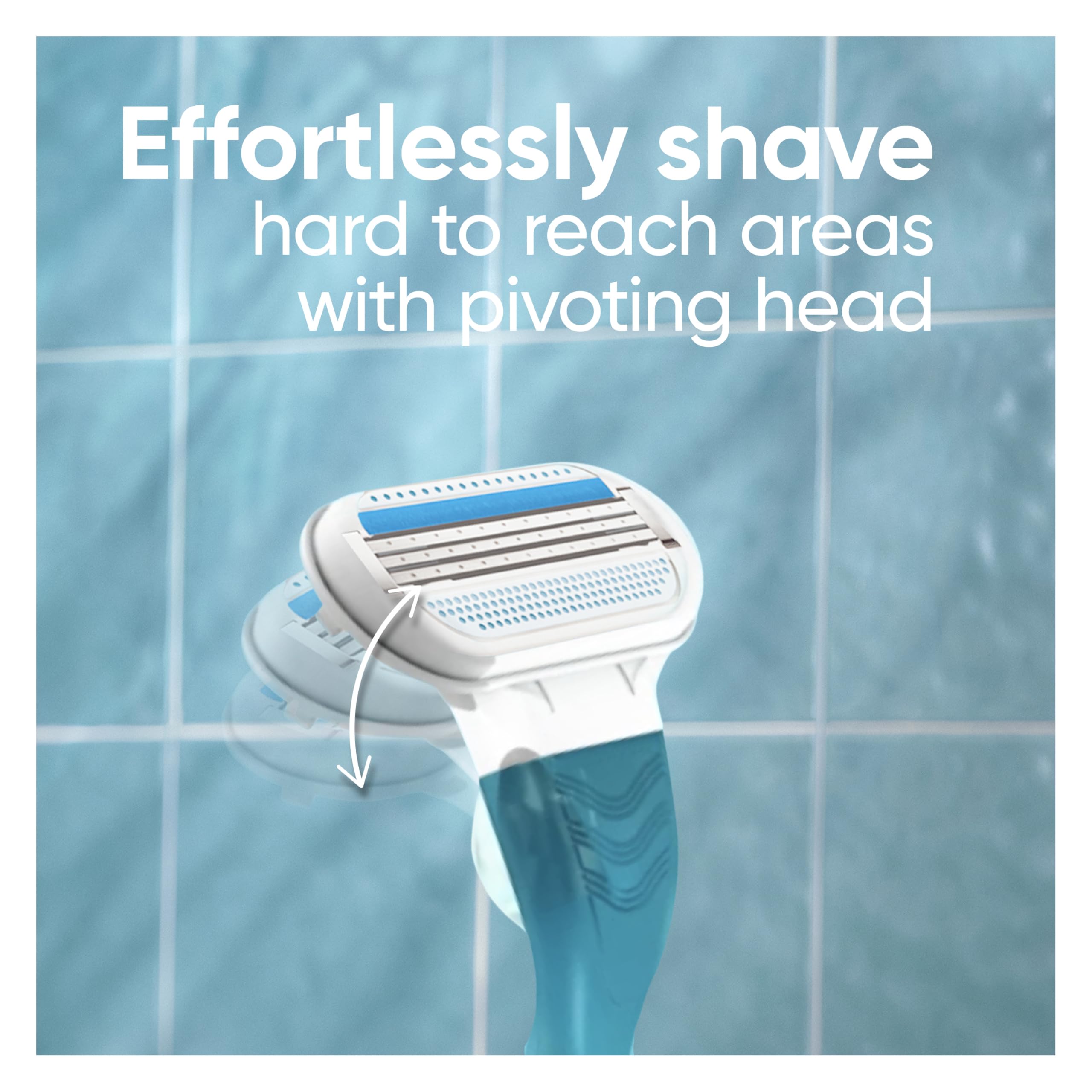 Gillette Venus Smooth morning shave scene for everyday use.