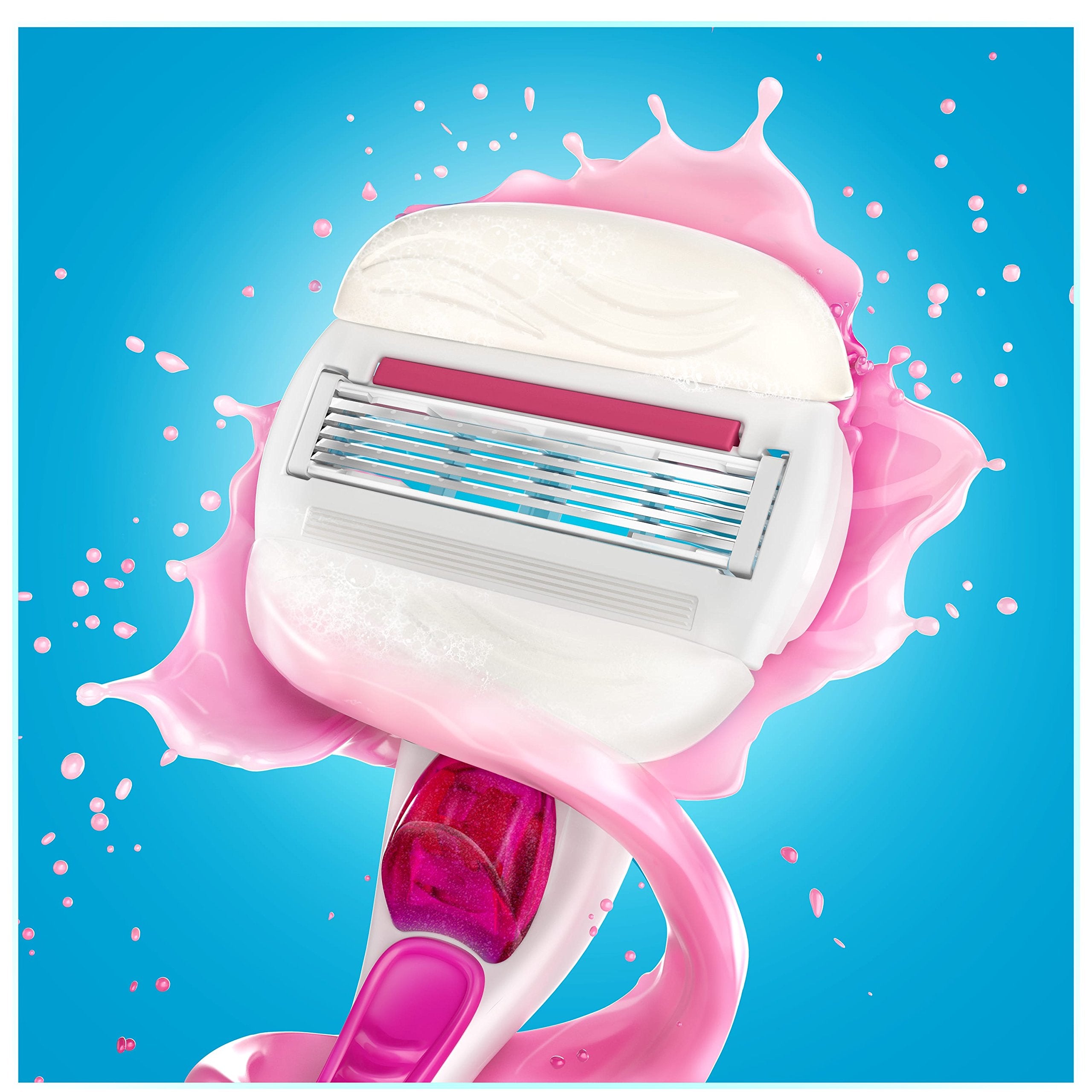 Gillette Venus Sugarberry packaging visual highlighting scent and refills