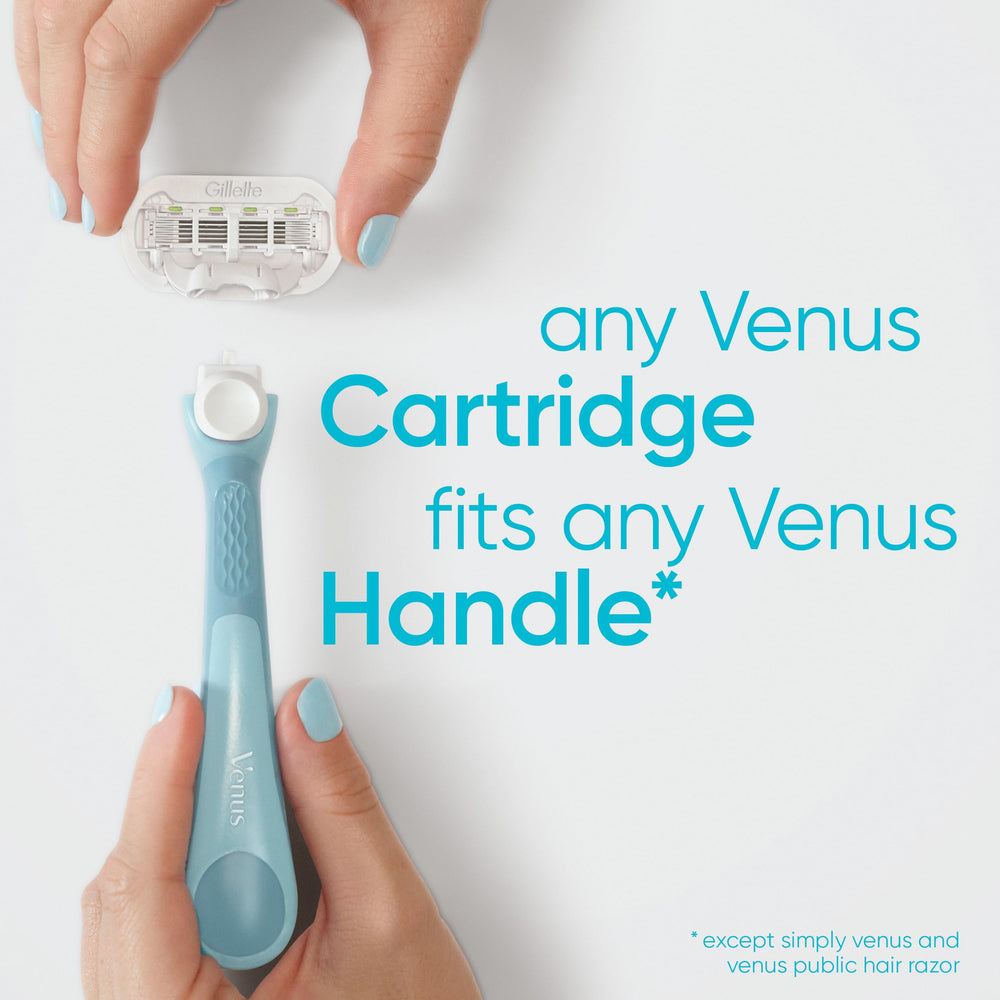 Gillette Venus logo highlighting world's #1 female razor brand