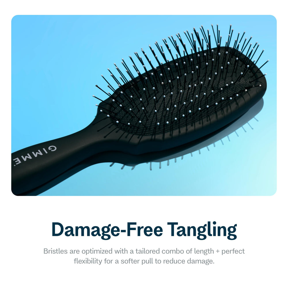 GIMME Beauty brush body is heat-resistant for comfortable styling sessions.