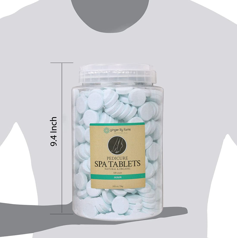 Ginger Lily Farms Botanicals 500-count tablets offer long-lasting spa sessions.
