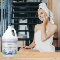 Ginger Lily Farms Botanicals Lavender Chamomile scent offers calming aromatherapy after a long day.