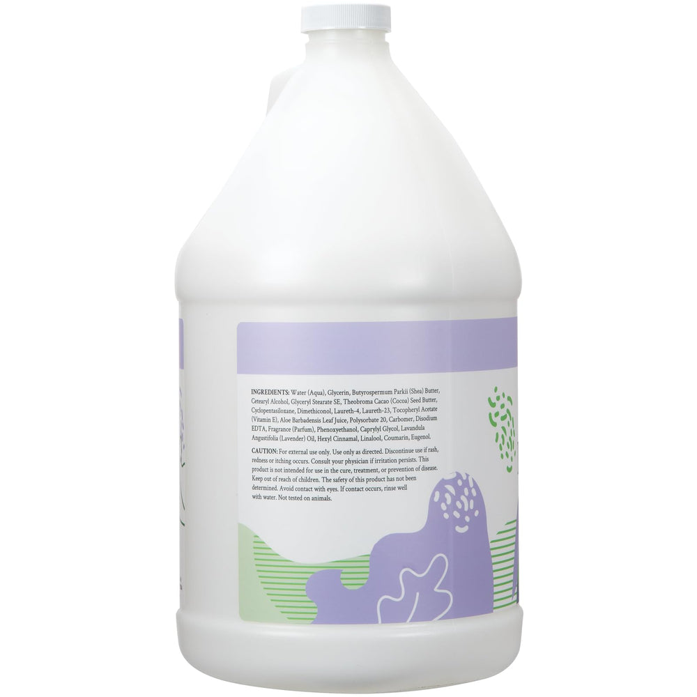 Ginger Lily Farms Botanicals lotion being massaged into skin for immediate relief and softness.