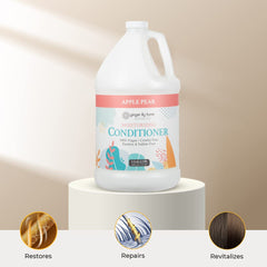 Ginger Lily Farms conditioner label close-up showing vegan and cruelty-free claims