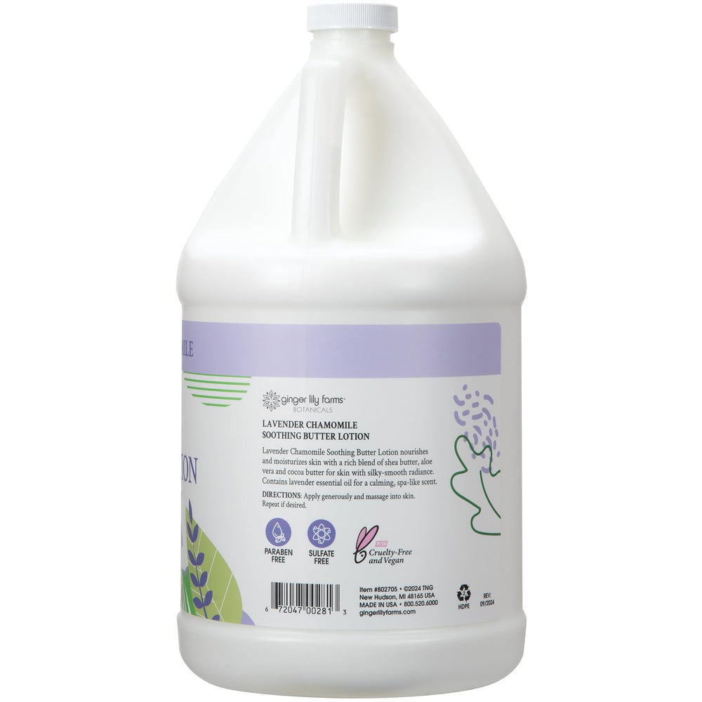 Ginger Lily Farms Botanicals vegan and cruelty-free logo close-up.