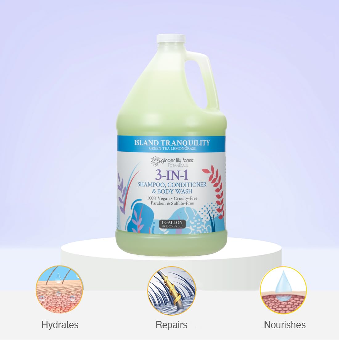 Ginger Lily Farms Botanicals vitamin-rich formula helps moisture and elasticity.