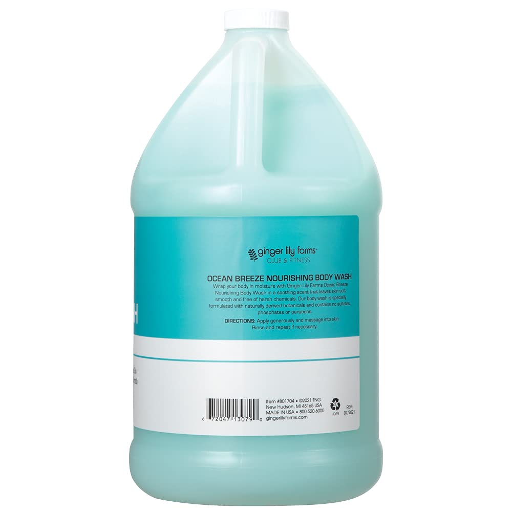 Ginger Lily Farms Club and Fitness ocean-breeze-scent image evokes spa-like daily ritual.