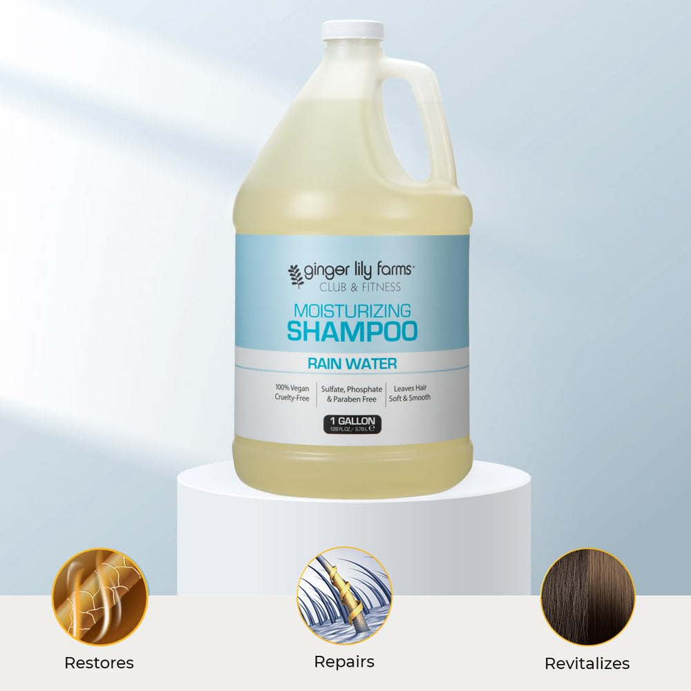 Ginger Lily Farms shampoo after use leaves hair soft with subtle shine.