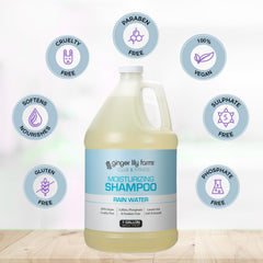 Ginger Lily Farms shampoo with naturally derived, toxin-free formula.