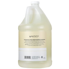 Ginger Lily Farms Club & Fitness shampoo bottle side—sulfate-free cleansing ideal for sensitive scalps.