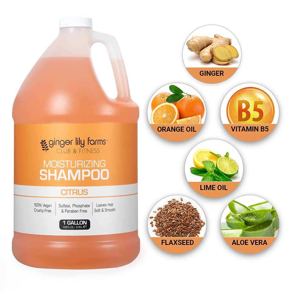 Ginger Lily Farms refill-size packaging supports eco-friendly locker-room refills